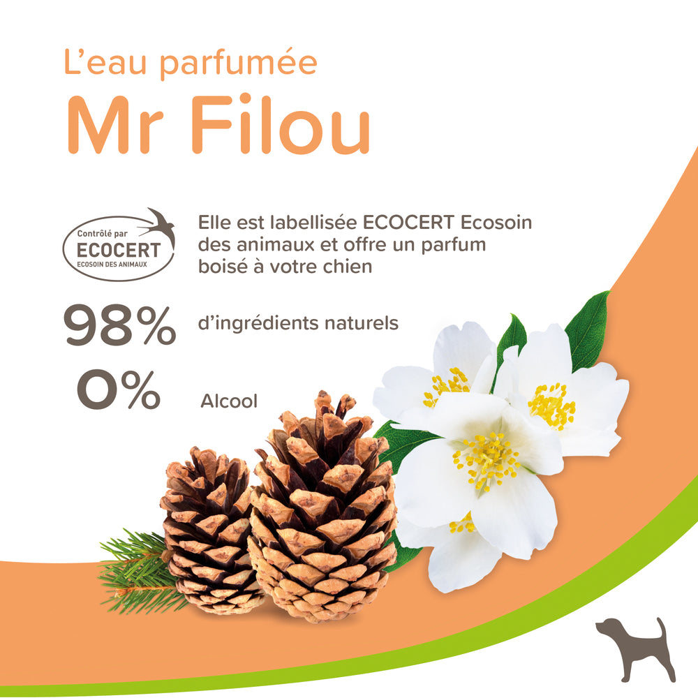 Eau de Toilette Mr Filou 98% d'Ingrédients Naturels 0% Alcool