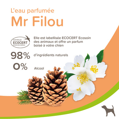 Eau de Toilette Mr Filou 98% d'Ingrédients Naturels 0% Alcool